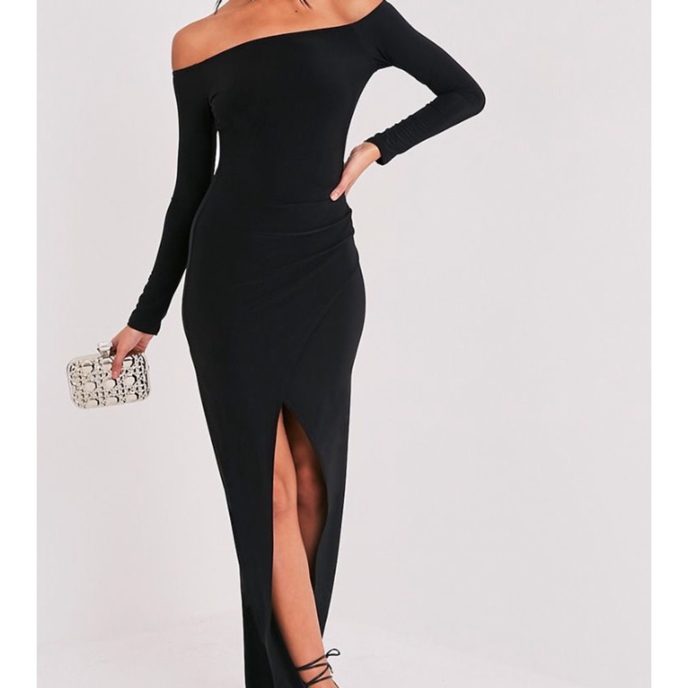 Off Shoulder Long Dress